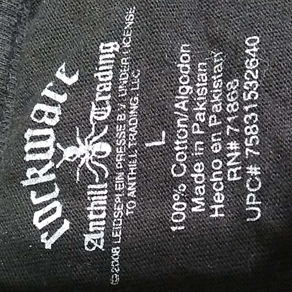 (BX25) AC/DC You Shook Me All Night Long Guitar Rockware Vintage Tee - Picture 8 of 8